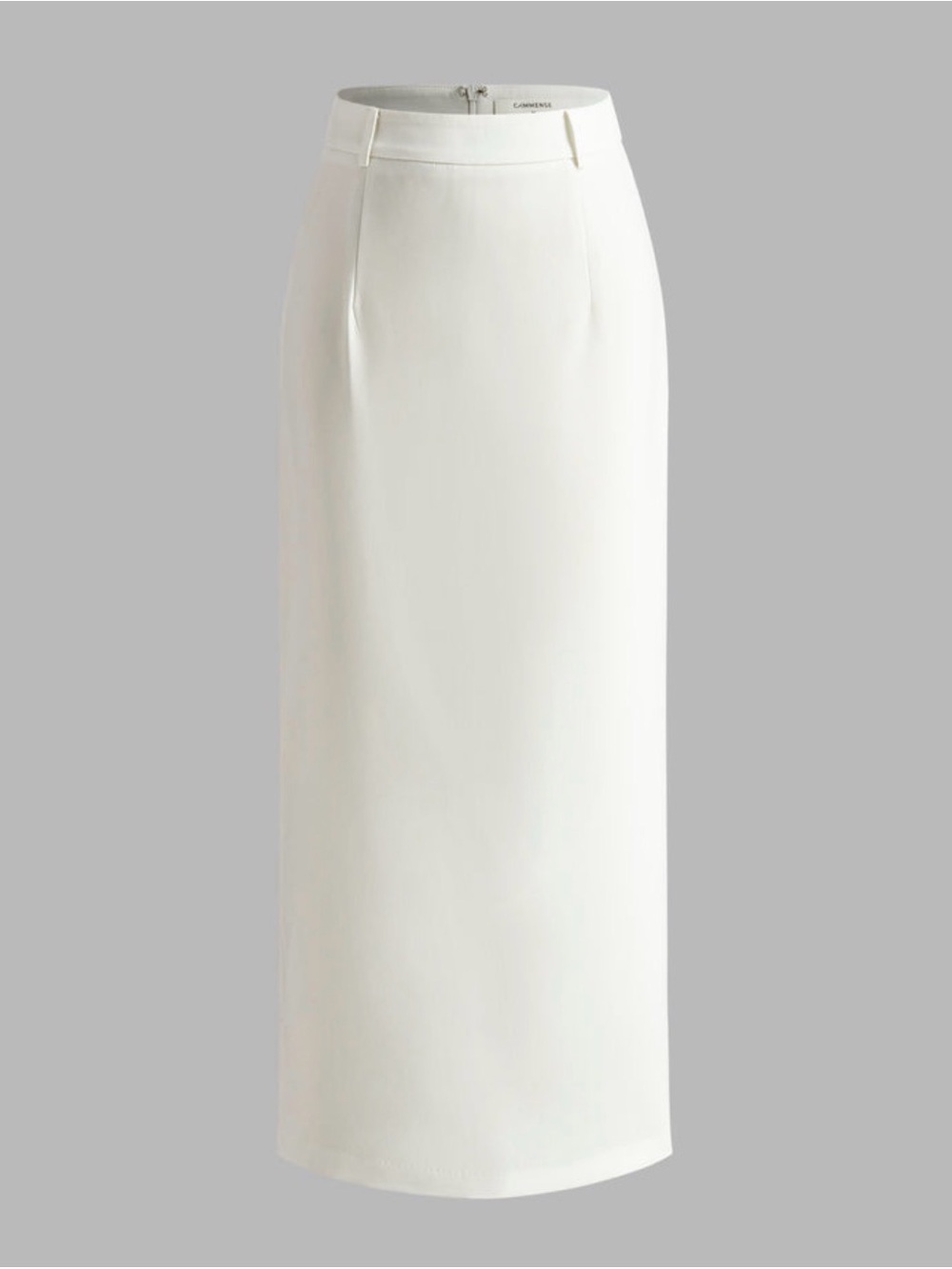 Commense White Women's A-Line Skirt